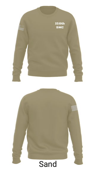 Crew Neck Sweatshirt, 158th SMC, Army, Teamtime, Team time, sublimation, custom sports apparel, team uniforms, spirit wear, spiritwear, sports uniforms, custom shirts, team store, custom team store, fundraiser sports, apparel fundraiser
