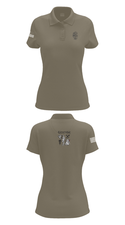 Ceremonial Platoon 73521546 Women's Short Sleeve Performance Polo  - 75