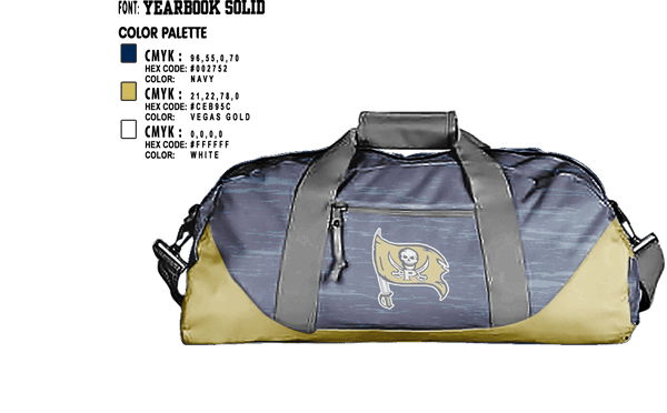 Duffle Bag, Perrin Pirates, Football, Teamtime, Team time, sublimation, custom sports apparel, team uniforms, spirit wear, spiritwear, sports uniforms, custom shirts, team store, custom team store, fundraiser sports, apparel fundraiser