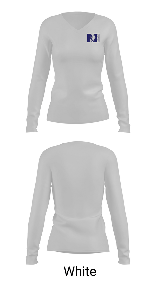 Womens Long Sleeve Vneck Shirt, BC Lacrosse Association (BCLA), Men's Lacrosse, Teamtime, Team time, sublimation, custom sports apparel, team uniforms, spirit wear, spiritwear, sports uniforms, custom shirts, team store, custom team store, fundraiser sports, apparel fundraiser