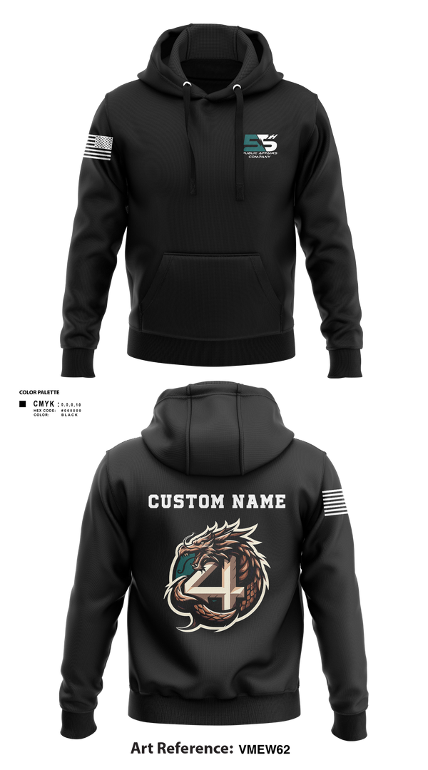 Hoodie, 55th COMCAM 4th PLT, , Teamtime, Team time, sublimation, custom sports apparel, team uniforms, spirit wear, spiritwear, sports uniforms, custom shirts, team store, custom team store, fundraiser sports, apparel fundraiser