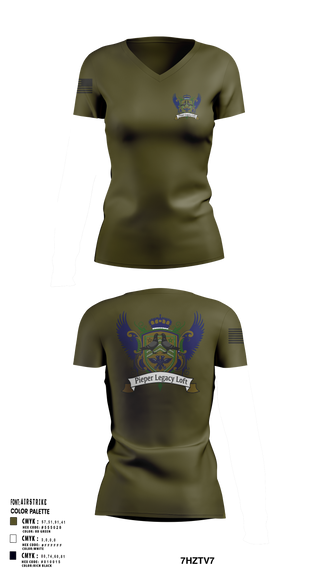Womens Short Sleeve Vneck Shirt, Pieper Legacy Loft, , Teamtime, Team time, sublimation, custom sports apparel, team uniforms, spirit wear, spiritwear, sports uniforms, custom shirts, team store, custom team store, fundraiser sports, apparel fundraiser