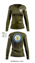 TRIDENT TRAINING FACILITY 43639143 Women's Long Sleeve V-neck Shirt - 3