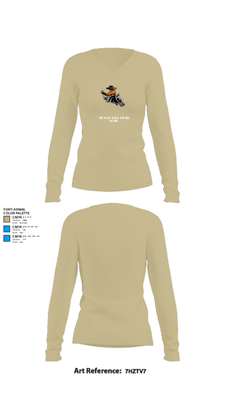 Womens Long Sleeve Vneck Shirt, Fernley High School Cheer, Cheer, Teamtime, Team time, sublimation, custom sports apparel, team uniforms, spirit wear, spiritwear, sports uniforms, custom shirts, team store, custom team store, fundraiser sports, apparel fundraiser