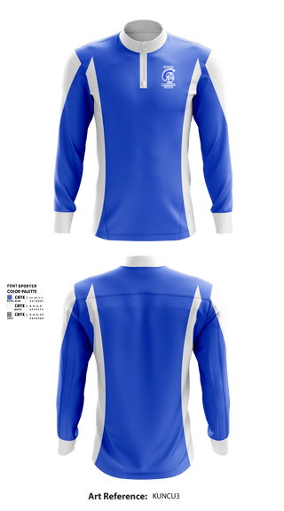 Quarter Zip Jacket, Orland Jr Trojans Cheer, Cheer, Teamtime, Team time, sublimation, custom sports apparel, team uniforms, spirit wear, spiritwear, sports uniforms, custom shirts, team store, custom team store, fundraiser sports, apparel fundraiser