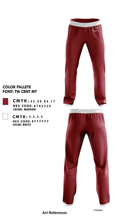 Crowley'S Ridge Academy Golf 8778745 Sweatpants - 1