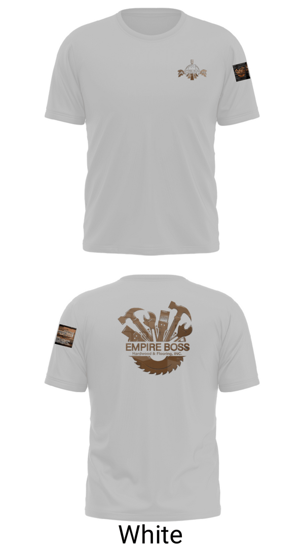 Short Sleeve Performance Shirt, Empire Boss Hardwood & Flooring, INC, , Teamtime, Team time, sublimation, custom sports apparel, team uniforms, spirit wear, spiritwear, sports uniforms, custom shirts, team store, custom team store, fundraiser sports, apparel fundraiser