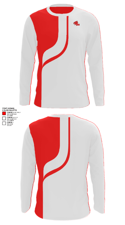 Twin Lakes High School Baseball 66563566 Long Sleeve Performance Shirt - 30