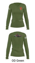 25th ID 51573122 Women's Long Sleeve V-neck Shirt - 57
