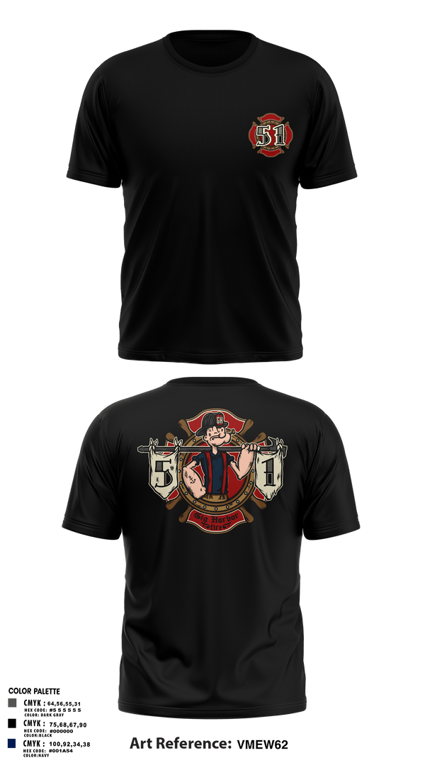 Old School Cotton Feel Shirt, Station 51, Fire Department, Teamtime, Team time, sublimation, custom sports apparel, team uniforms, spirit wear, spiritwear, sports uniforms, custom shirts, team store, custom team store, fundraiser sports, apparel fundraiser