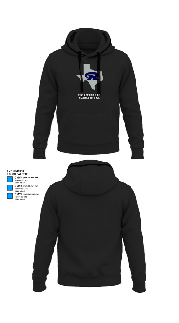 Hoodie, Rivercrest High School Football, Football, Teamtime, Team time, sublimation, custom sports apparel, team uniforms, spirit wear, spiritwear, sports uniforms, custom shirts, team store, custom team store, fundraiser sports, apparel fundraiser