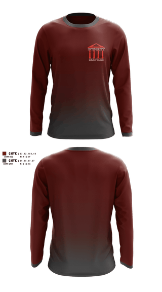 Long Sleeve Performance Shirt, Integrity Services, , Teamtime, Team time, sublimation, custom sports apparel, team uniforms, spirit wear, spiritwear, sports uniforms, custom shirts, team store, custom team store, fundraiser sports, apparel fundraiser