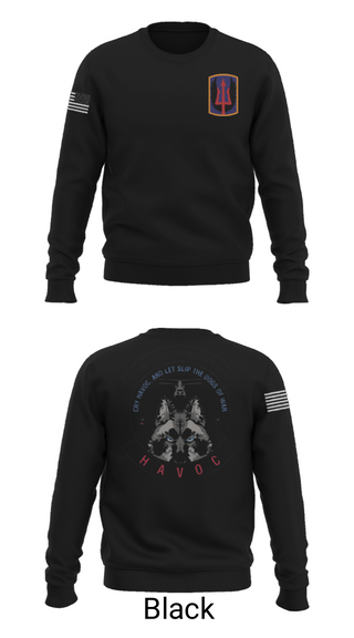 Crew Neck Sweatshirt, 1-169th E Company, National Guard, Teamtime, Team time, sublimation, custom sports apparel, team uniforms, spirit wear, spiritwear, sports uniforms, custom shirts, team store, custom team store, fundraiser sports, apparel fundraiser