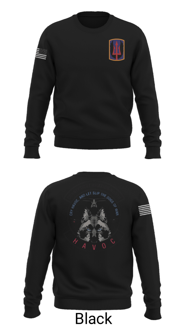 Crew Neck Sweatshirt, 1-169th E Company, National Guard, Teamtime, Team time, sublimation, custom sports apparel, team uniforms, spirit wear, spiritwear, sports uniforms, custom shirts, team store, custom team store, fundraiser sports, apparel fundraiser