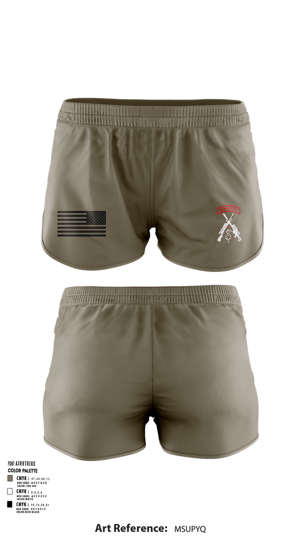 Ranger Panties, 2-5 CAV Snipers, Army, Teamtime, Team time, sublimation, custom sports apparel, team uniforms, spirit wear, spiritwear, sports uniforms, custom shirts, team store, custom team store, fundraiser sports, apparel fundraiser
