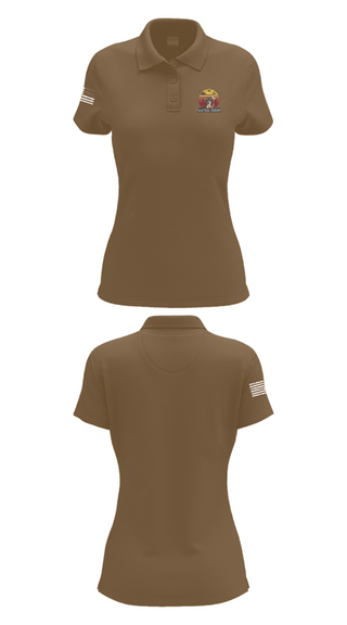 Women's Short Sleeve Performance Polo, TF Wolverine, Army, Teamtime, Team time, sublimation, custom sports apparel, team uniforms, spirit wear, spiritwear, sports uniforms, custom shirts, team store, custom team store, fundraiser sports, apparel fundraiser