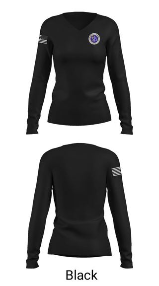 Women's Long Sleeve Vneck Shirt, St Joseph Catholic School Volleyball, Women's Volleyball, Teamtime, Team time, sublimation, custom sports apparel, team uniforms, spirit wear, spiritwear, sports uniforms, custom shirts, team store, custom team store, fundraiser sports, apparel fundraiser