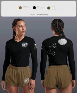 Womens Long Sleeve Vneck Shirt 1, CYD Inc, , Teamtime, Team time, sublimation, custom sports apparel, team uniforms, spirit wear, spiritwear, sports uniforms, custom shirts, team store, custom team store, fundraiser sports, apparel fundraiser
