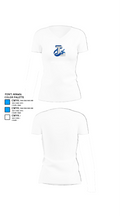 Limestone Community High School Cheer 68526986 Women's Short Sleeve V-neck Shirt - 18