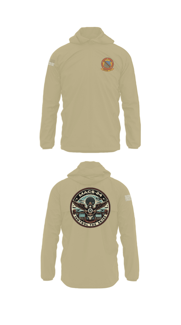 Windbreaker, MACS 24 ATC Detachment A, Marines, Teamtime, Team time, sublimation, custom sports apparel, team uniforms, spirit wear, spiritwear, sports uniforms, custom shirts, team store, custom team store, fundraiser sports, apparel fundraiser