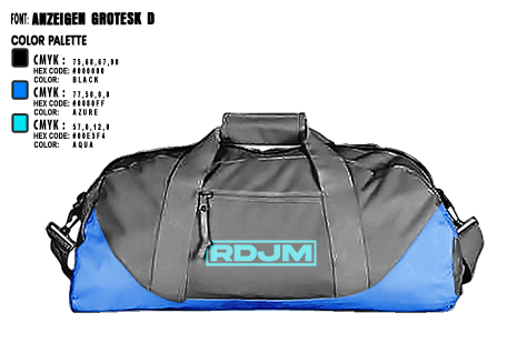 Duffle Bag, RDJM, , Teamtime, Team time, sublimation, custom sports apparel, team uniforms, spirit wear, spiritwear, sports uniforms, custom shirts, team store, custom team store, fundraiser sports, apparel fundraiser