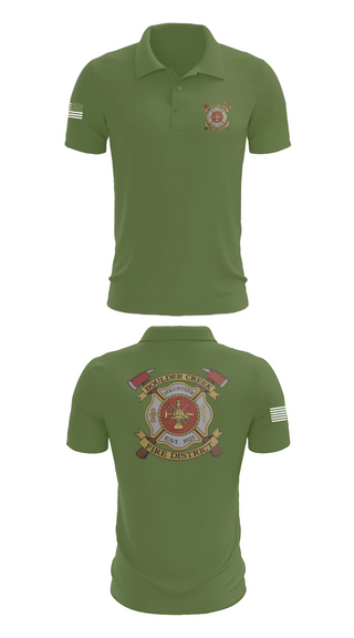 Short Sleeve Performance Polo, Boulder creek fire, , Teamtime, Team time, sublimation, custom sports apparel, team uniforms, spirit wear, spiritwear, sports uniforms, custom shirts, team store, custom team store, fundraiser sports, apparel fundraiser