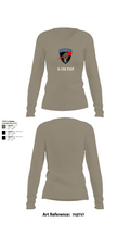 3-172 FiST 6765591 Women's Long Sleeve V-neck Shirt - 62