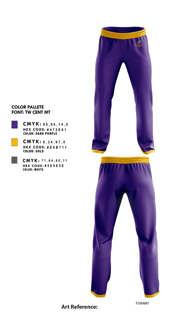 Sweatpants, Franklinton High School Golf, Golf, Teamtime, Team time, sublimation, custom sports apparel, team uniforms, spirit wear, spiritwear, sports uniforms, custom shirts, team store, custom team store, fundraiser sports, apparel fundraiser