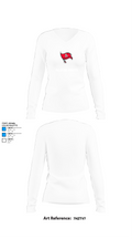 Palatine pirates 8737902 Women's Long Sleeve V-neck Shirt - 15