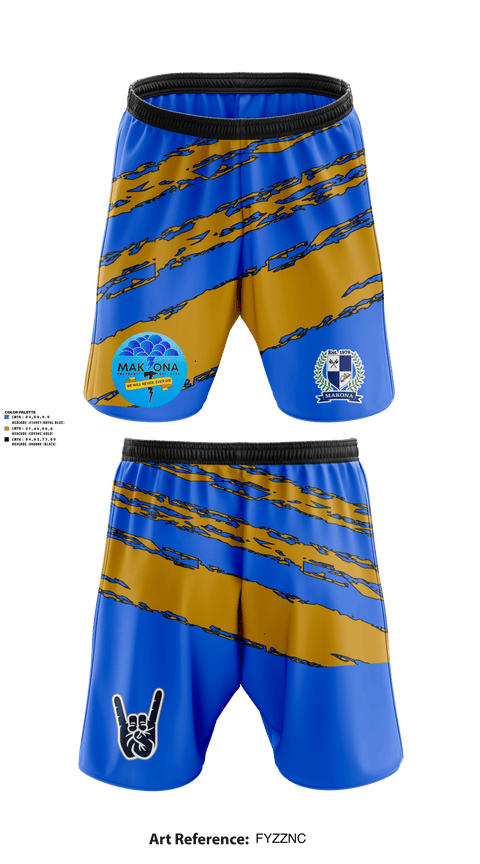 Athletic Shorts With Pockets, MAKONA Fraternity, E-Sports, Teamtime, Team time, sublimation, custom sports apparel, team uniforms, spirit wear, spiritwear, sports uniforms, custom shirts, team store, custom team store, fundraiser sports, apparel fundraiser