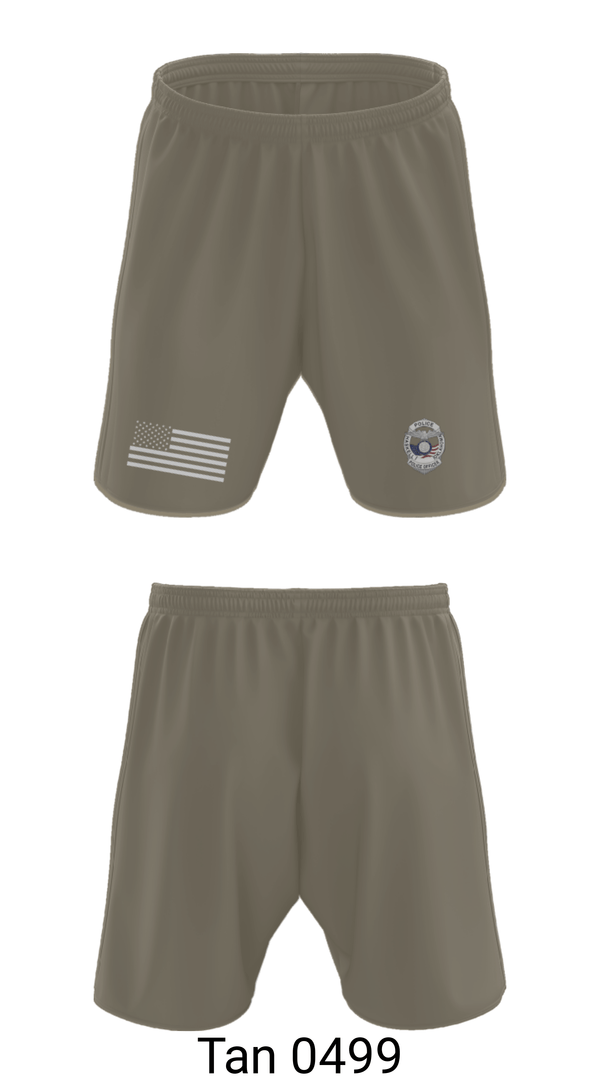 Athletic Shorts With Pockets, Haskell Police Department, Police, Teamtime, Team time, sublimation, custom sports apparel, team uniforms, spirit wear, spiritwear, sports uniforms, custom shirts, team store, custom team store, fundraiser sports, apparel fundraiser