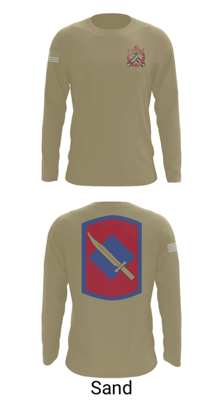 Long Sleeve Performance Shirt, Fox Company 39th BSB (FA FSC), National Guard, Teamtime, Team time, sublimation, custom sports apparel, team uniforms, spirit wear, spiritwear, sports uniforms, custom shirts, team store, custom team store, fundraiser sports, apparel fundraiser