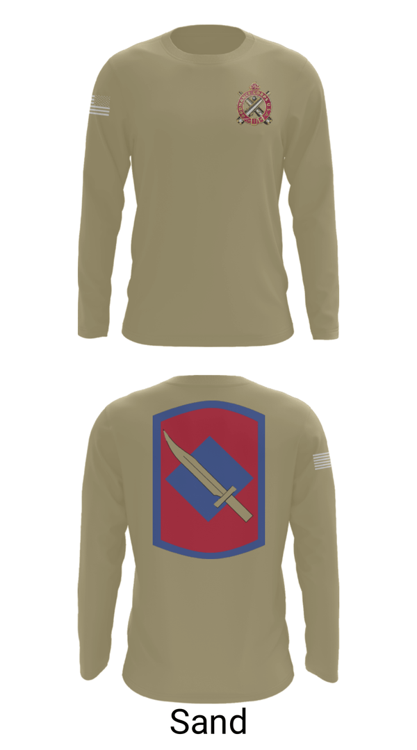 Long Sleeve Performance Shirt, Fox Company 39th BSB (FA FSC), National Guard, Teamtime, Team time, sublimation, custom sports apparel, team uniforms, spirit wear, spiritwear, sports uniforms, custom shirts, team store, custom team store, fundraiser sports, apparel fundraiser