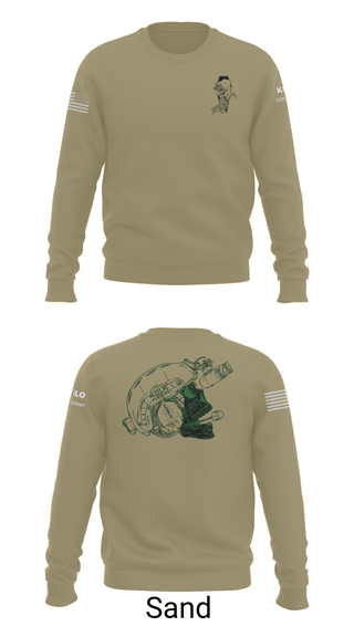 Crew Neck Sweatshirt, CSO, Army, Teamtime, Team time, sublimation, custom sports apparel, team uniforms, spirit wear, spiritwear, sports uniforms, custom shirts, team store, custom team store, fundraiser sports, apparel fundraiser