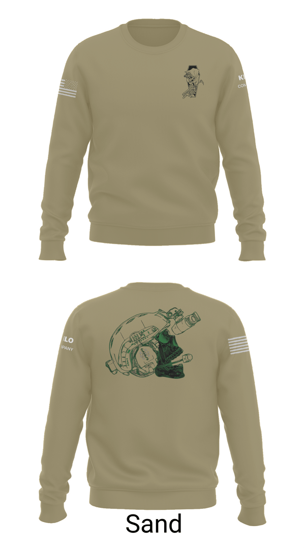 Crew Neck Sweatshirt, CSO, Army, Teamtime, Team time, sublimation, custom sports apparel, team uniforms, spirit wear, spiritwear, sports uniforms, custom shirts, team store, custom team store, fundraiser sports, apparel fundraiser