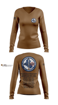 undefined Women's Long Sleeve V-neck Shirt - 4