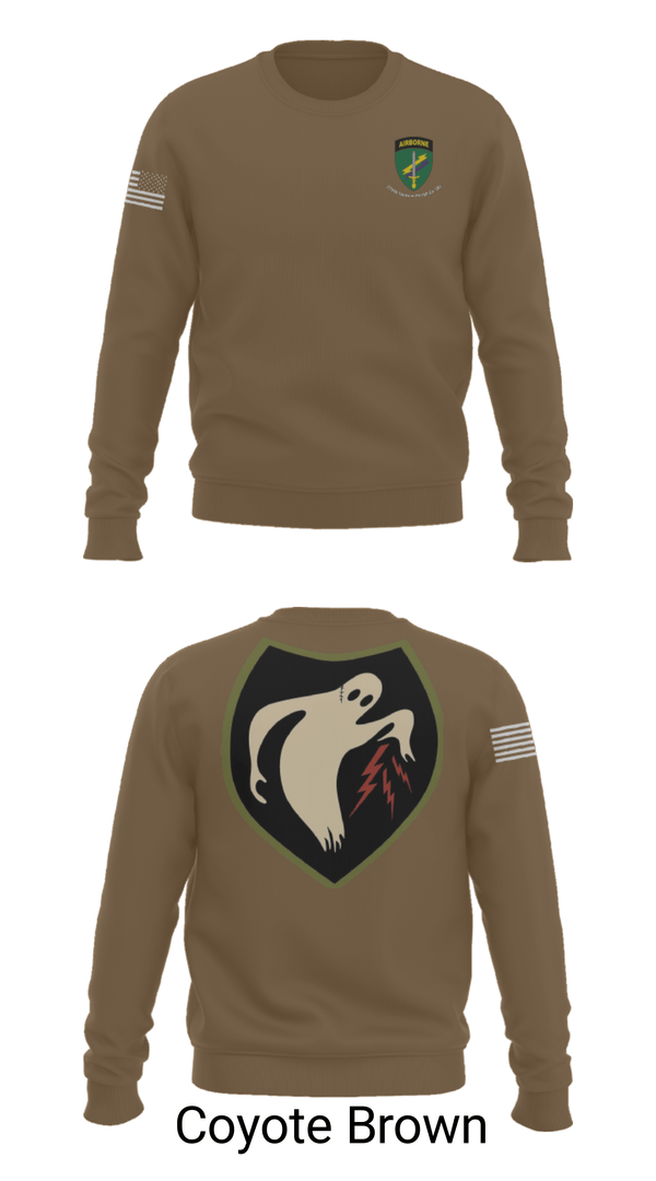 Crew Neck Sweatshirt, 325th Tactical PSYOP Co. (A), Army, Teamtime, Team time, sublimation, custom sports apparel, team uniforms, spirit wear, spiritwear, sports uniforms, custom shirts, team store, custom team store, fundraiser sports, apparel fundraiser