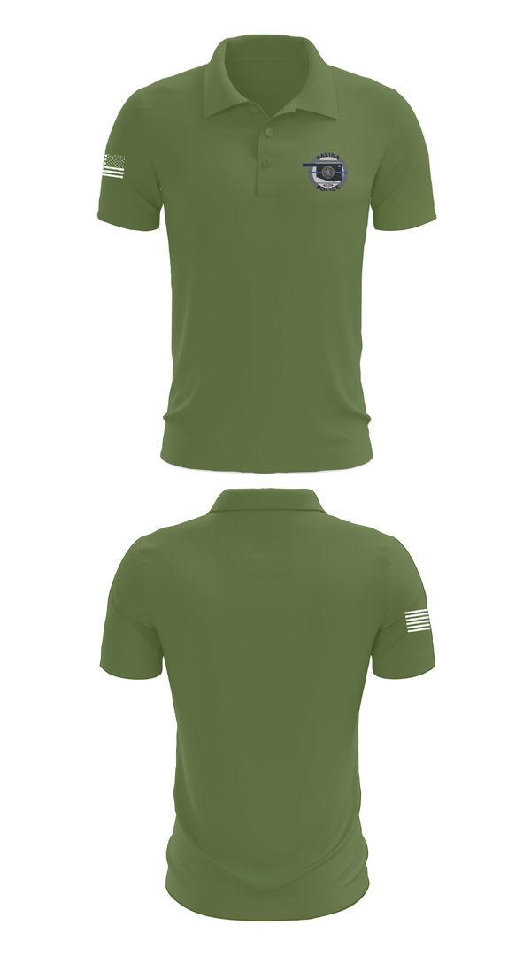 Short Sleeve Performance Polo, Salina Police Department, Police, Teamtime, Team time, sublimation, custom sports apparel, team uniforms, spirit wear, spiritwear, sports uniforms, custom shirts, team store, custom team store, fundraiser sports, apparel fundraiser