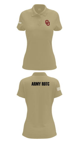 Womens Short Sleeve Performance Polo, OU Army ROTC, Army, Teamtime, Team time, sublimation, custom sports apparel, team uniforms, spirit wear, spiritwear, sports uniforms, custom shirts, team store, custom team store, fundraiser sports, apparel fundraiser