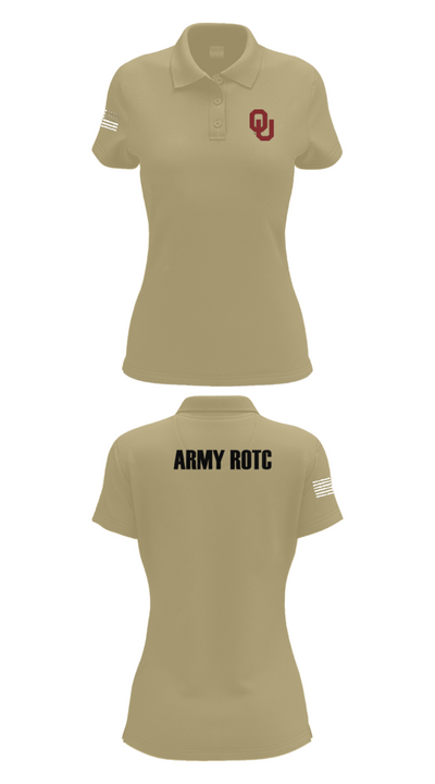 OU Army ROTC 95723228 Women's Short Sleeve Performance Polo  - 95