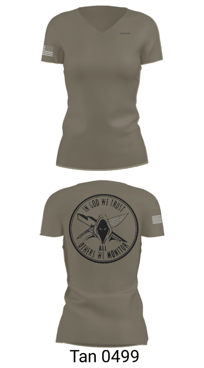 OT Division 43800163 Women's Short Sleeve V-neck Shirt - 64