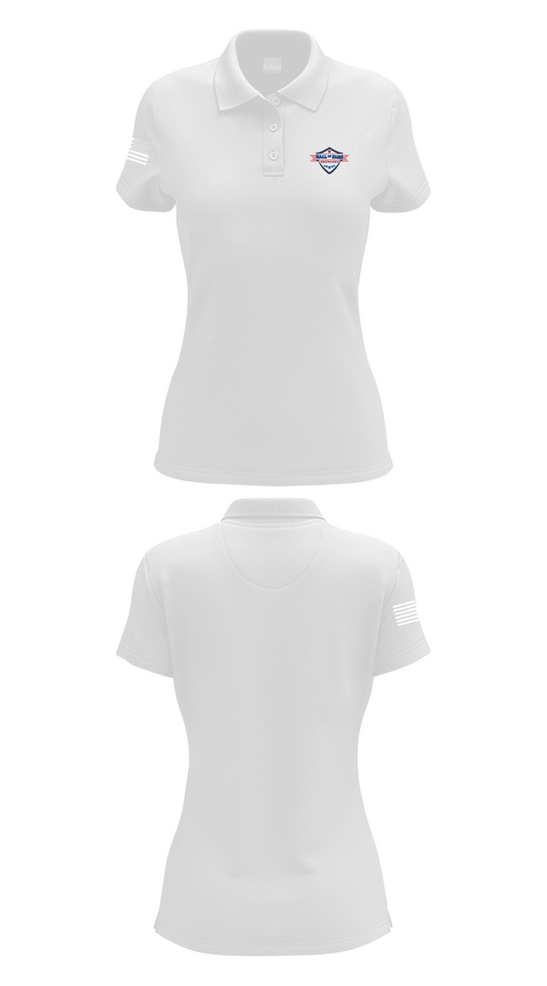 Womens Short Sleeve Performance Polo, Hall of Fame Fireworks LLC, , Teamtime, Team time, sublimation, custom sports apparel, team uniforms, spirit wear, spiritwear, sports uniforms, custom shirts, team store, custom team store, fundraiser sports, apparel fundraiser