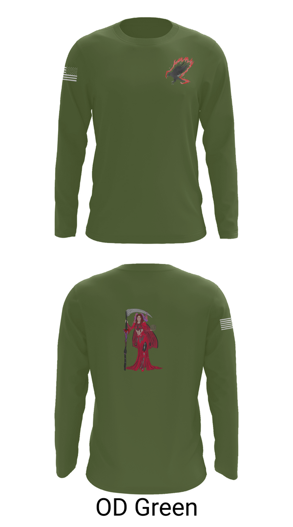 Long Sleeve Performance Shirt, A Co. 152 BEB, Army, Teamtime, Team time, sublimation, custom sports apparel, team uniforms, spirit wear, spiritwear, sports uniforms, custom shirts, team store, custom team store, fundraiser sports, apparel fundraiser