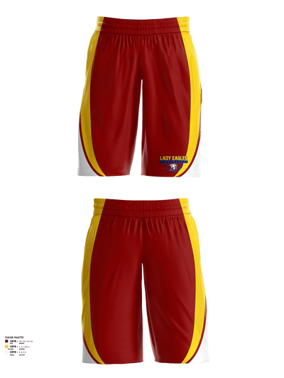 Ellicottville Central Middle School Basketball 93433700 Womens Basketball Shorts - 2