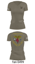 4th Med Battalion 81744782 Women's Short Sleeve V-neck Shirt - 68