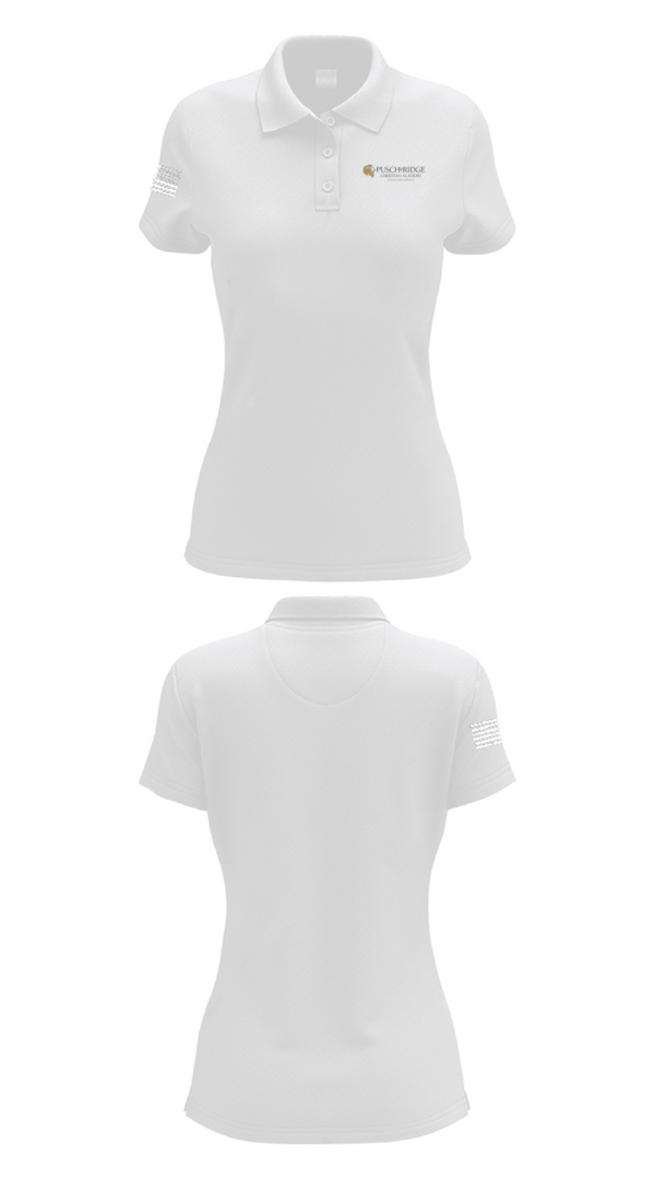 Womens Short Sleeve Performance Polo, Pusch Ridge Christian Academy Upper School Cheer, Cheer, Teamtime, Team time, sublimation, custom sports apparel, team uniforms, spirit wear, spiritwear, sports uniforms, custom shirts, team store, custom team store, fundraiser sports, apparel fundraiser