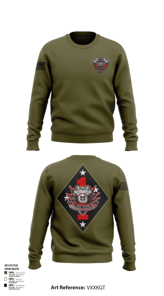 Crew Neck Sweatshirt, 3rd AABN MTU, Marines, Teamtime, Team time, sublimation, custom sports apparel, team uniforms, spirit wear, spiritwear, sports uniforms, custom shirts, team store, custom team store, fundraiser sports, apparel fundraiser