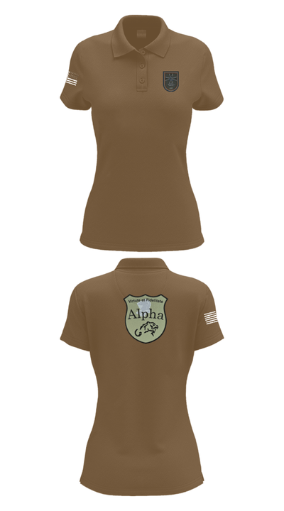 4./401 PzGrenBtl 62618383 Women's Short Sleeve Performance Polo  - 15