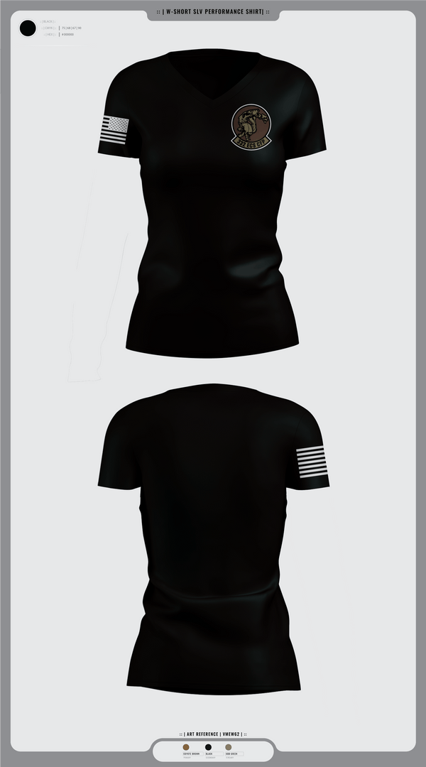 Womens Short Sleeve Vneck Shirt, 332 ECS SCOS, Air Force, Teamtime, Team time, sublimation, custom sports apparel, team uniforms, spirit wear, spiritwear, sports uniforms, custom shirts, team store, custom team store, fundraiser sports, apparel fundraiser