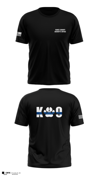 Vance County Sheriff's Office  K9 Unit 48237740 Short Sleeve Performance Shirt - 6